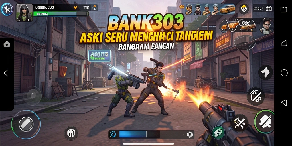 Screenshot gameplay seru dari BANK303 yang menunjukkan aksi mendebarkan.