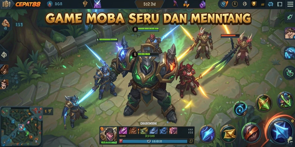 Tampilan menarik dari gameplay seru CEPAT88 yang mendebarkan.