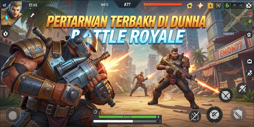Tangkapan layar dari gameplay mendebarkan di EMON77.