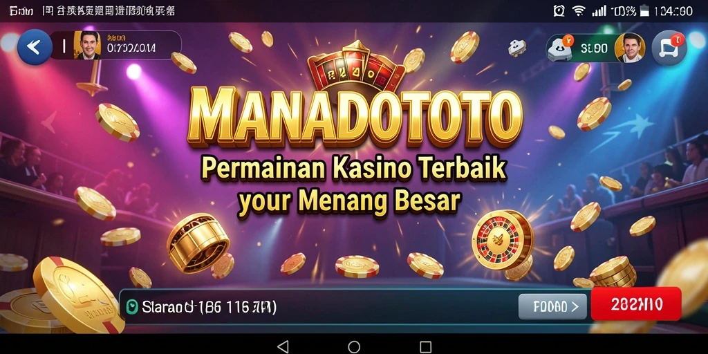 Gameplay menarik dari aplikasi Kasino MANADOTOTO.
