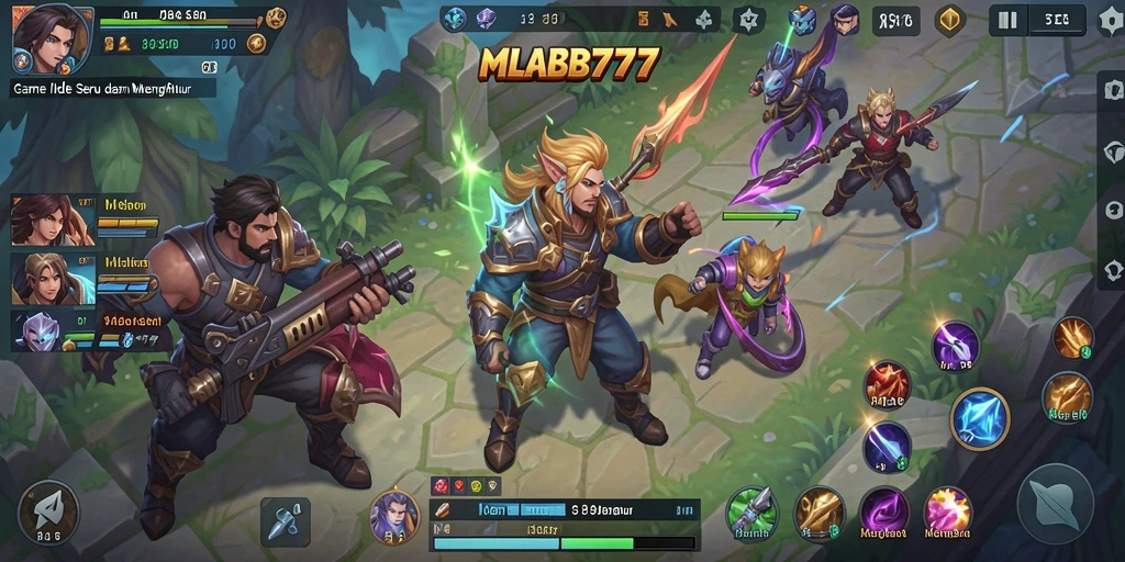 Tampilan gameplay santai dari MLBB777 yang mengasyikkan.