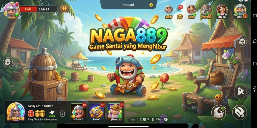 Tampilan screenshot gameplay NAGA889 yang penuh warna dan menyenangkan.