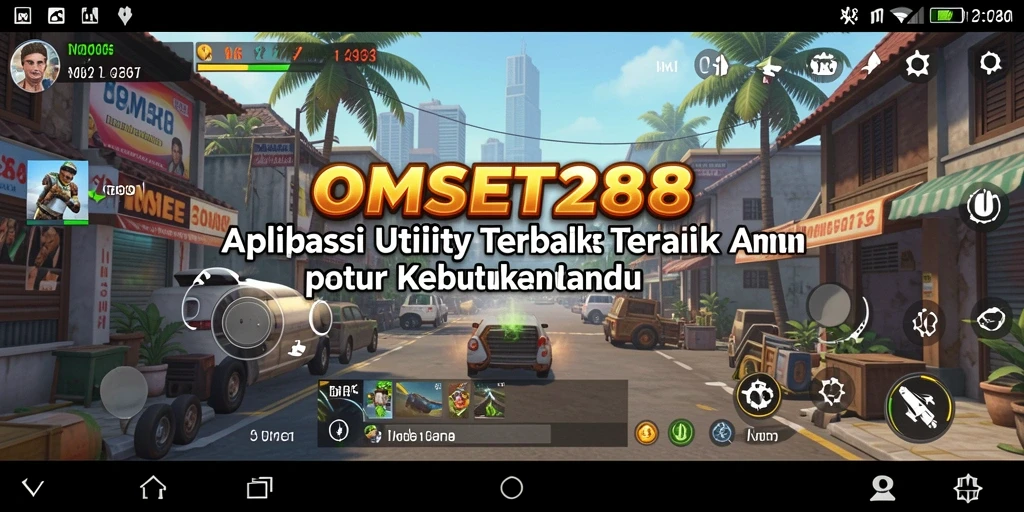 Tampilan antarmuka aplikasi Utility OMSET288 yang modern dan mudah digunakan.