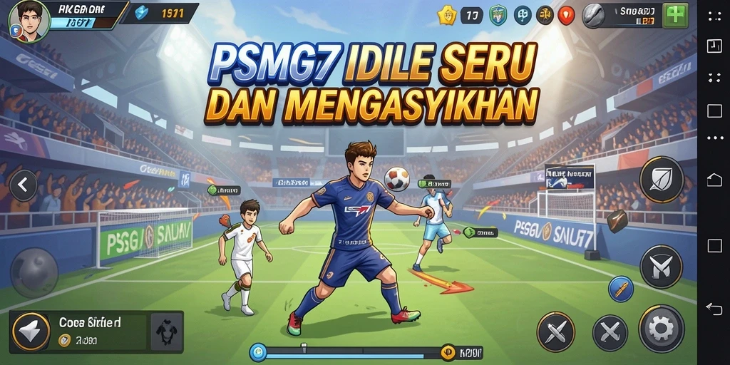 Tampilan gameplay Idle yang menarik dan menawan di PSG77.