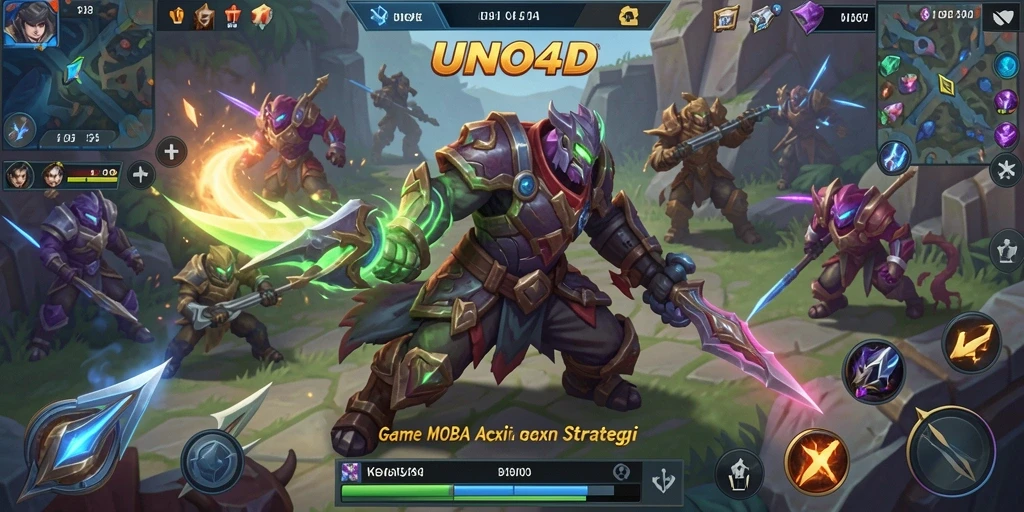 Screenshot gameplay <strong>UNO4D</strong> yang menampilkan aksi intense dalam pertempuran.