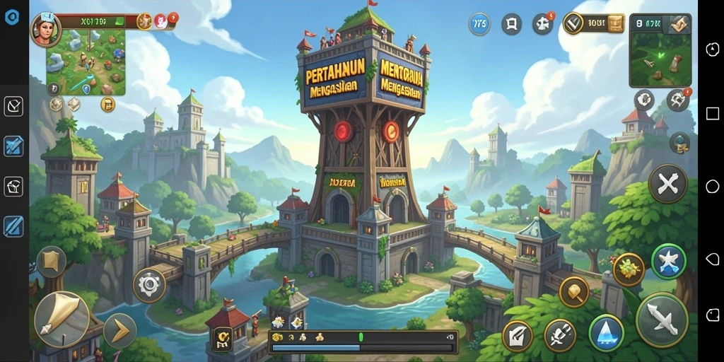 Tampilan gameplay seru X78 dalam Tower Defense yang penuh tantangan.